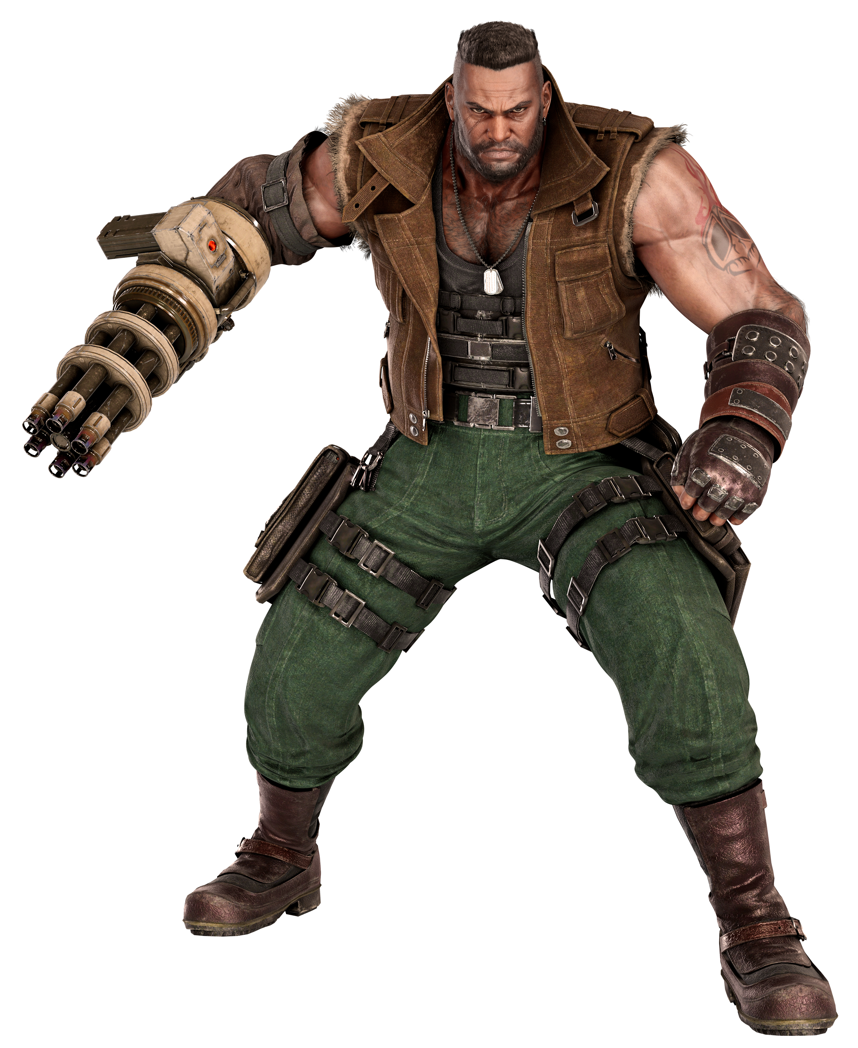  Barret  Wallace VII Remake party member Final Fantasy  