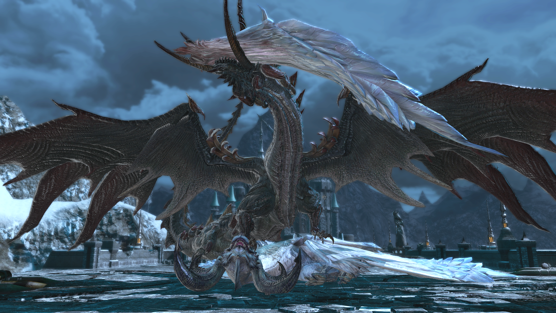 Image - FFXIV Nidhogg defeated Hraesvelgr.png | Final Fantasy Wiki ...