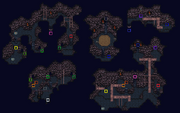 FFVI Yeti's Cave Map
