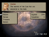 FFT Brave Story Menu