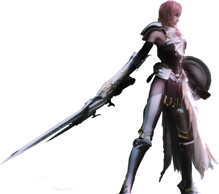 image lightning ffxiii 2 side render png final fantasy wiki