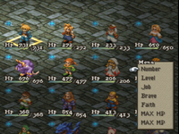 FFT Party Order Menu