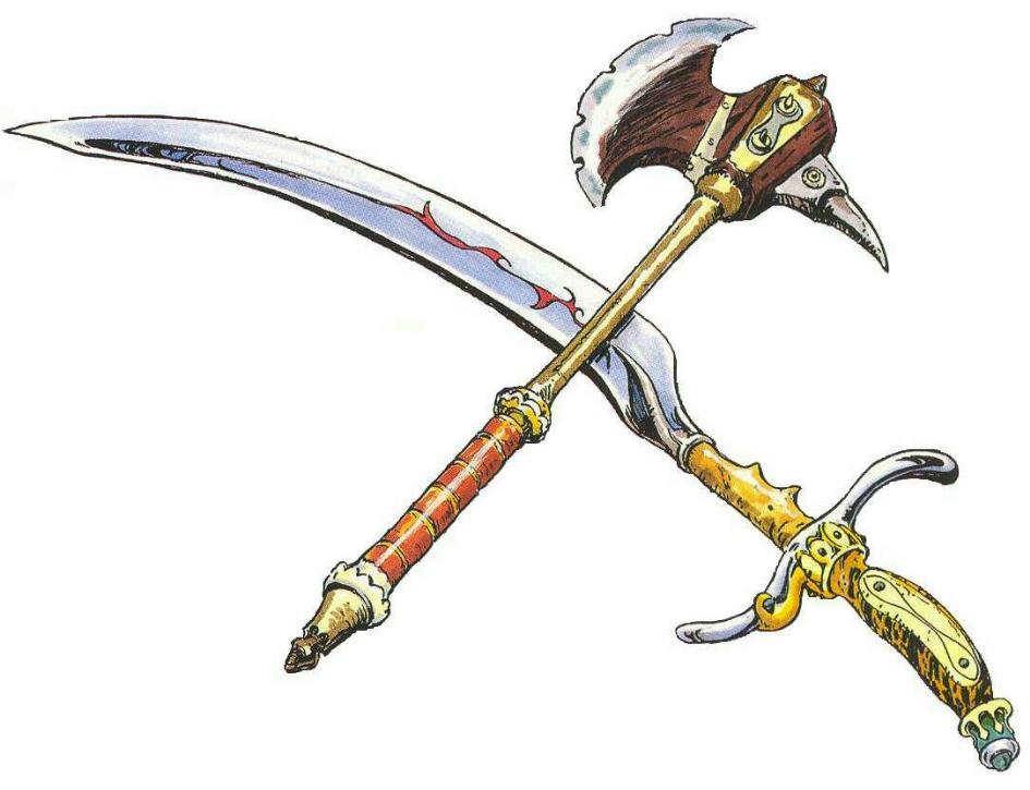 dragon quest tact weapons