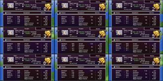 FFIV PSP Paladin Cecil Level Up Possibilities