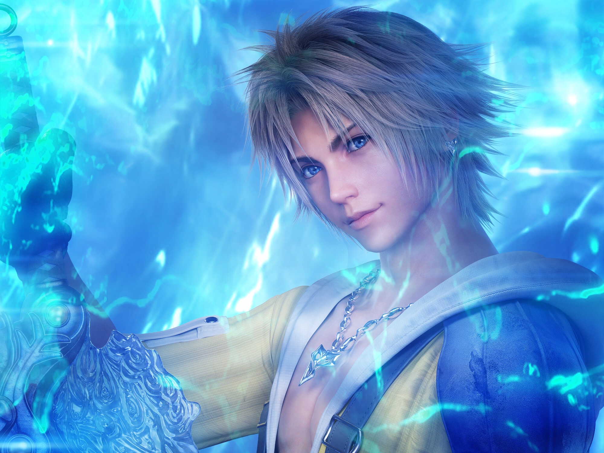 Final Fantasy X: How to Get Blue Hair for Tidus - wide 9