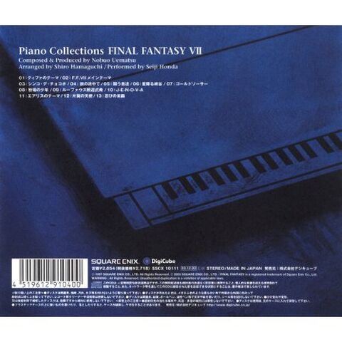 Piano Collections Final Fantasy Vii Final Fantasy Wiki