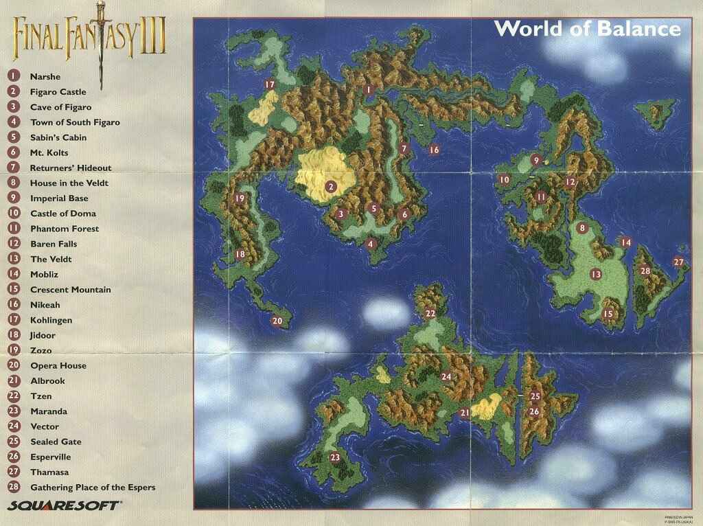 world of ruin map World Of Balance Final Fantasy Wiki Fandom