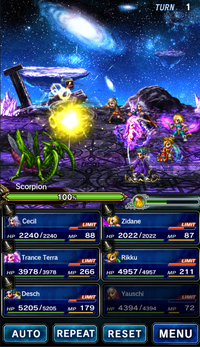 FFBE Diving Strike