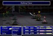 FFVII Rolling Claw