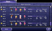 FFV iOS Save Menu