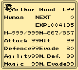 FFLIII Status Menu