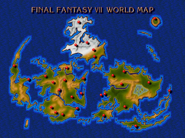 Ff7 World Map