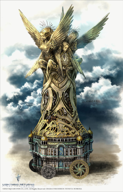 final fantasy 7 statues