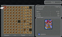 FFIX Card Menu