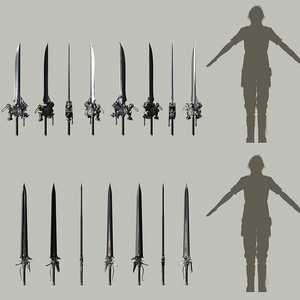 Final Fantasy Xv Weapons Final Fantasy Wiki Fandom