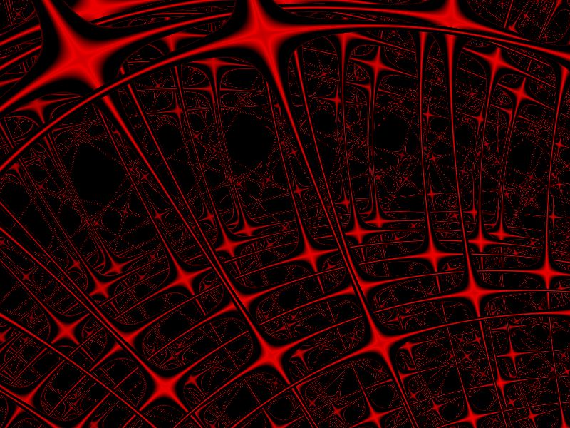Curved Red Grids