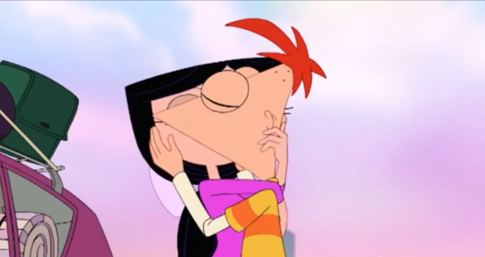 Obraz Adult Phineas And Isabella Kiss Png Fineasz I Ferb Wiki Fandom Powered By Wikia