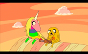 Jake con arcoiris