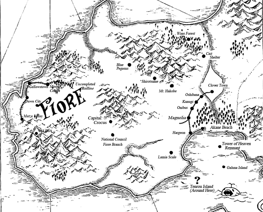 Map of Fiore  Fiore Roleplay Wiki  FANDOM powered by Wikia