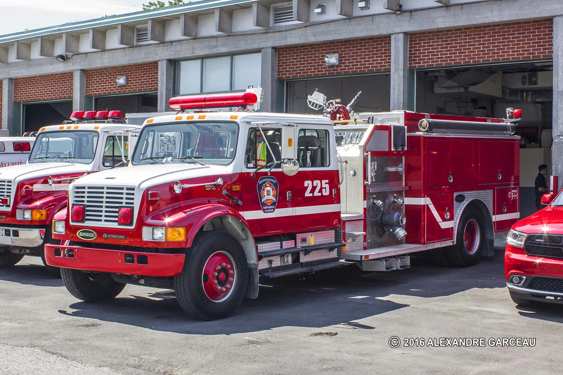 Service de Sécurité Incendie de SaintBasileleGrand Firefighting