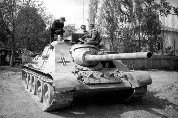 SU-100 Beute