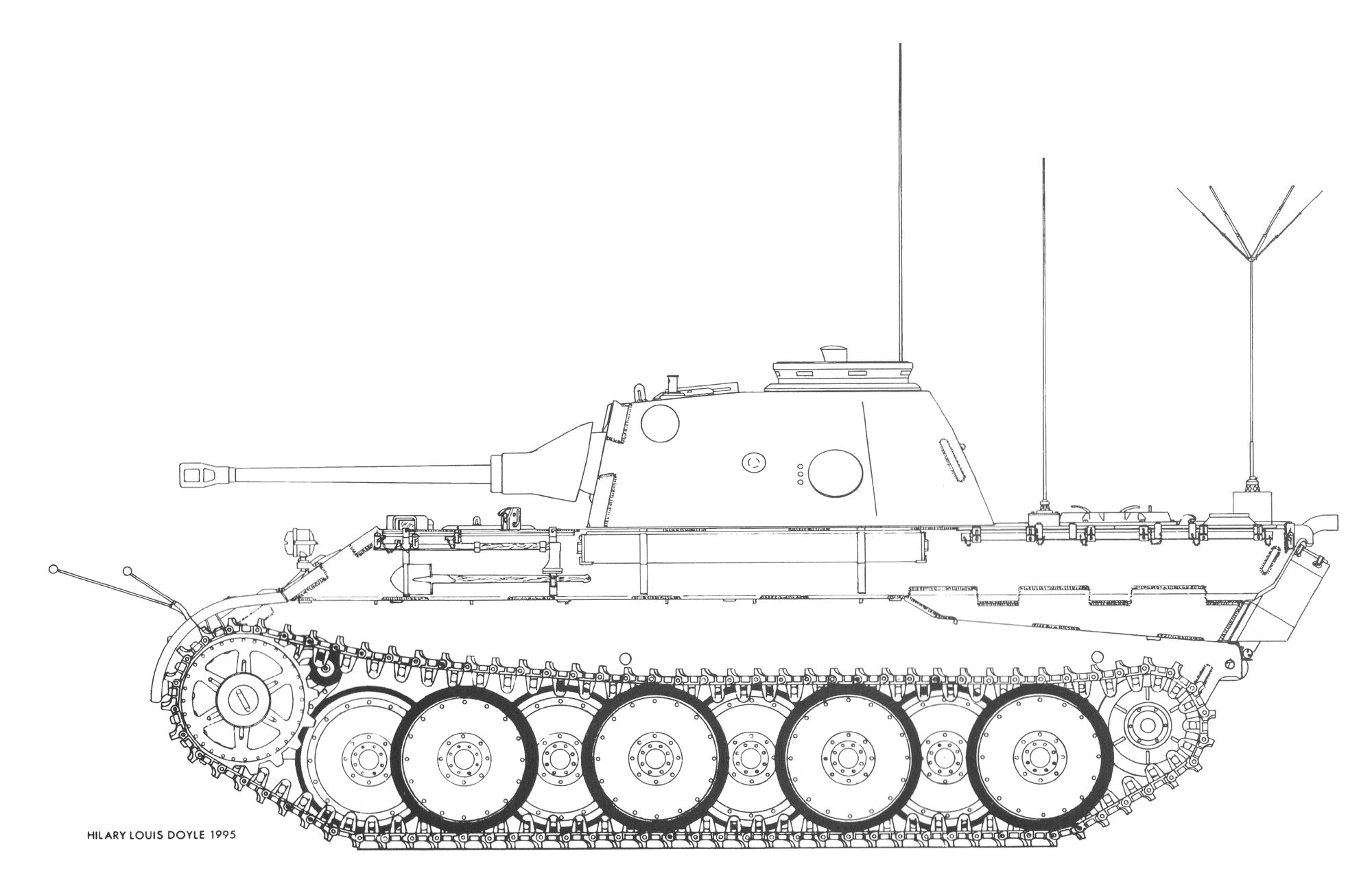 E 79 Panther III чертёж