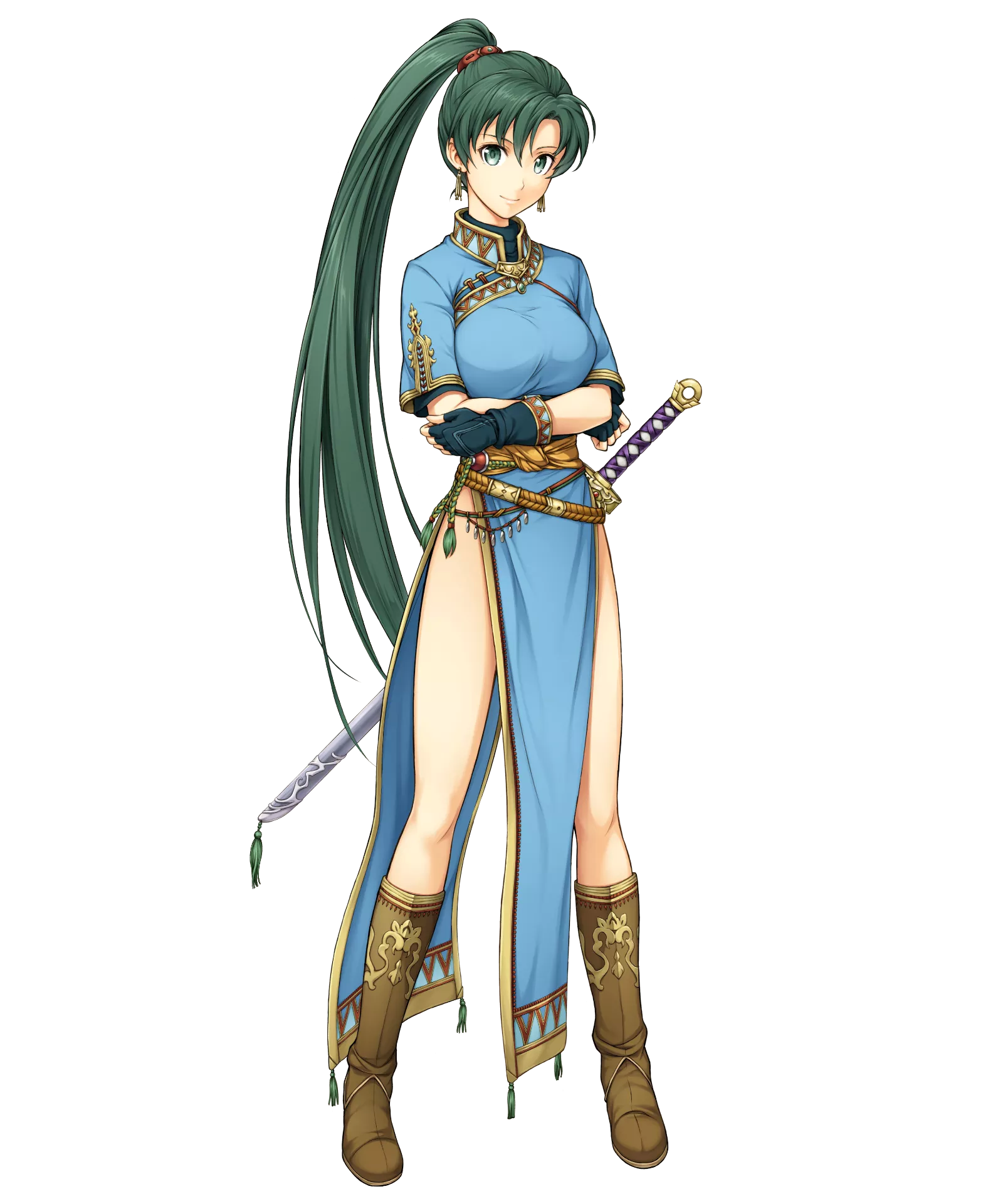 Lyn as she appears in Fire Emblem Heroes.