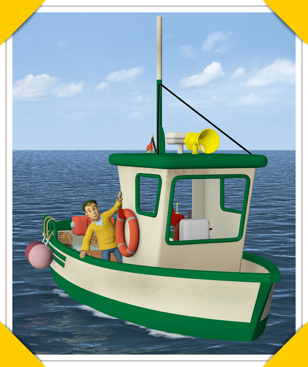 fireman sam boat toy