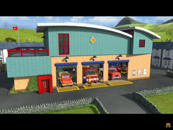 fireman sam station rescue set