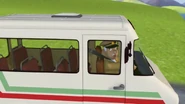 Trevor in his bus
