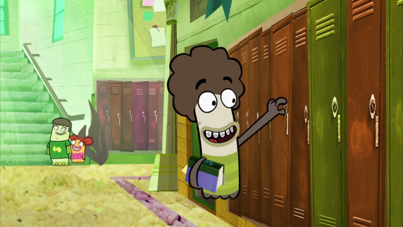 Image Oscar opening locker.jpg Fish Hooks Wiki FANDOM powered by