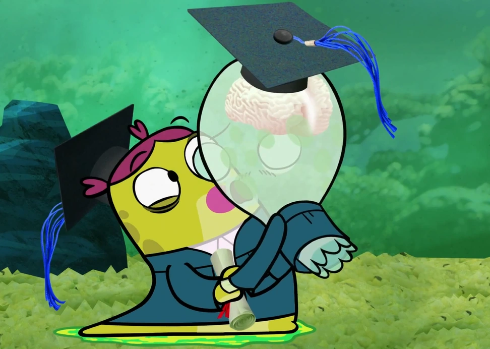 Image Albert and Esmargot kiss.png Fish Hooks Wiki FANDOM powered