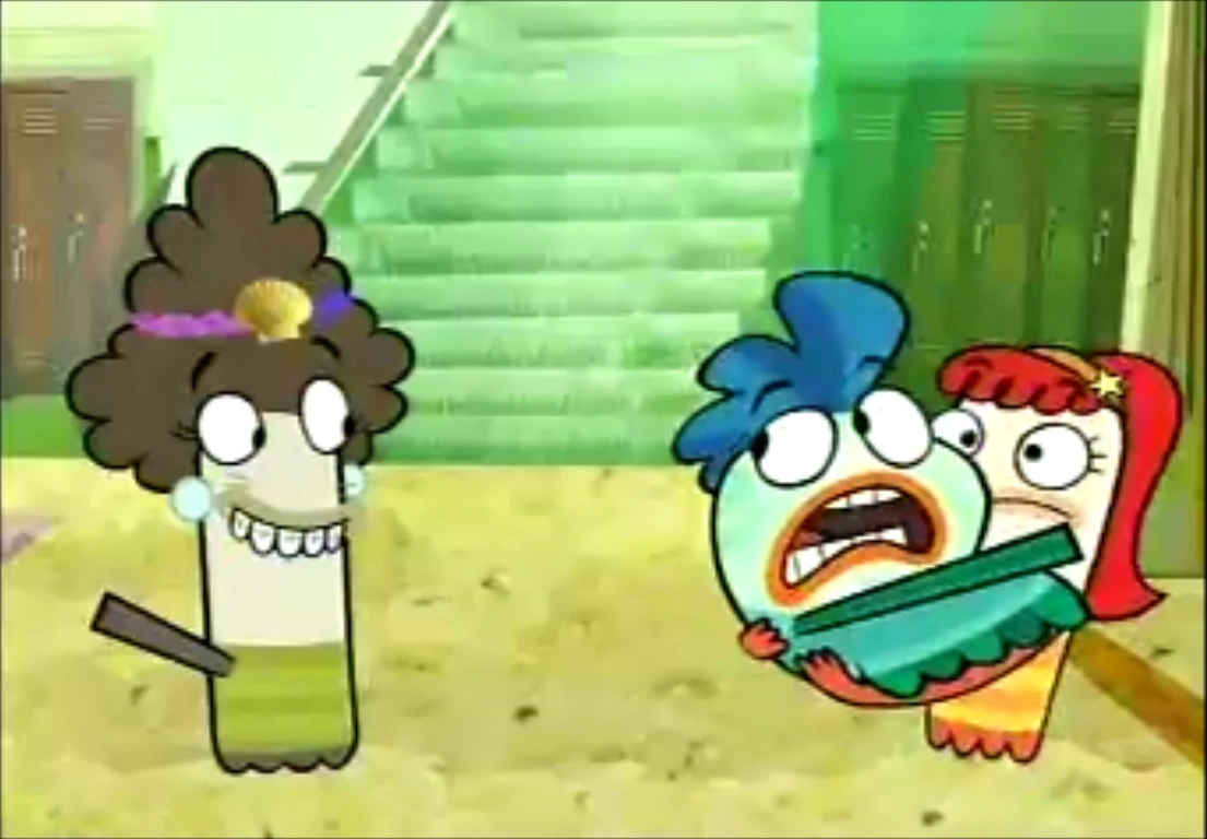 Oscar Makes an Impression Fish Hooks Wiki FANDOM powered by Wikia