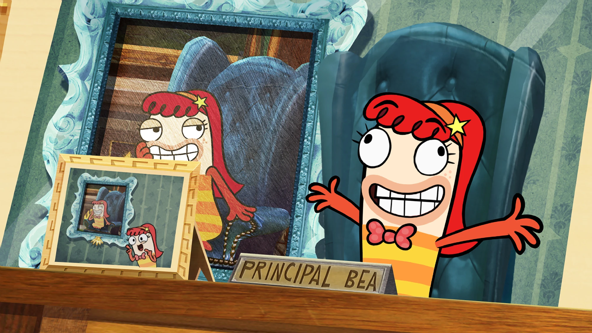 Principal Bea Fish Hooks Wiki FANDOM powered by Wikia