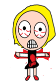 Rumia muriendo en el traje igual a ella