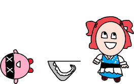 Kirby se traga la guadaña de Komachi, inserte barra,Timmy