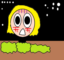 Rumia flipando por sangrar