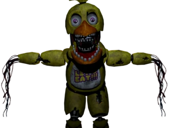 withered chica action figure