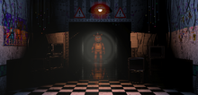 Toy Freddy en el pasillo