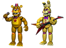 Rockstar FredBear y Rockstar SpringBoonie