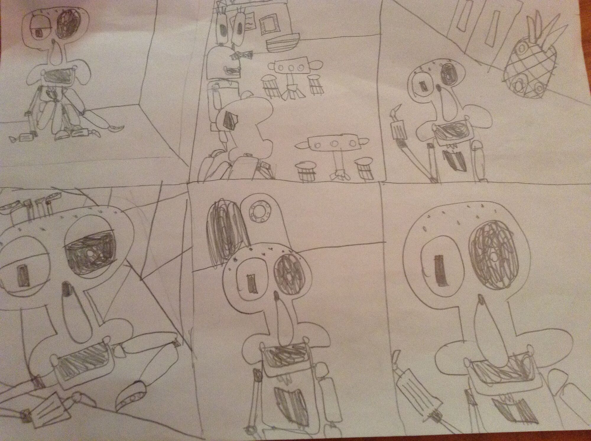 spongebob 5 nights at freddy's