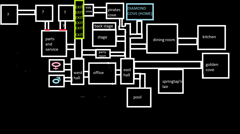 Fnaf 9 map. Карта ФНАФ. Карта ФНАФ 2. Карта ФНАФ 4. Карта ФНАФ 9.