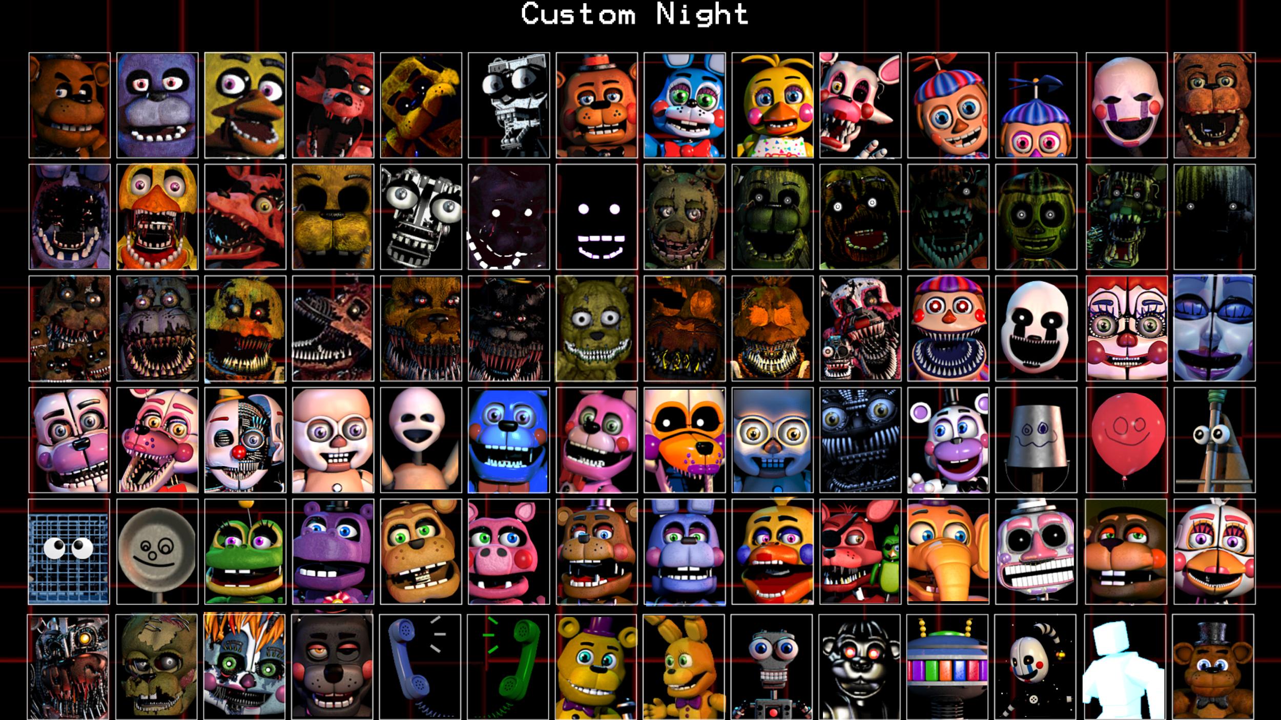 fnaf ultimate custom night online dlc