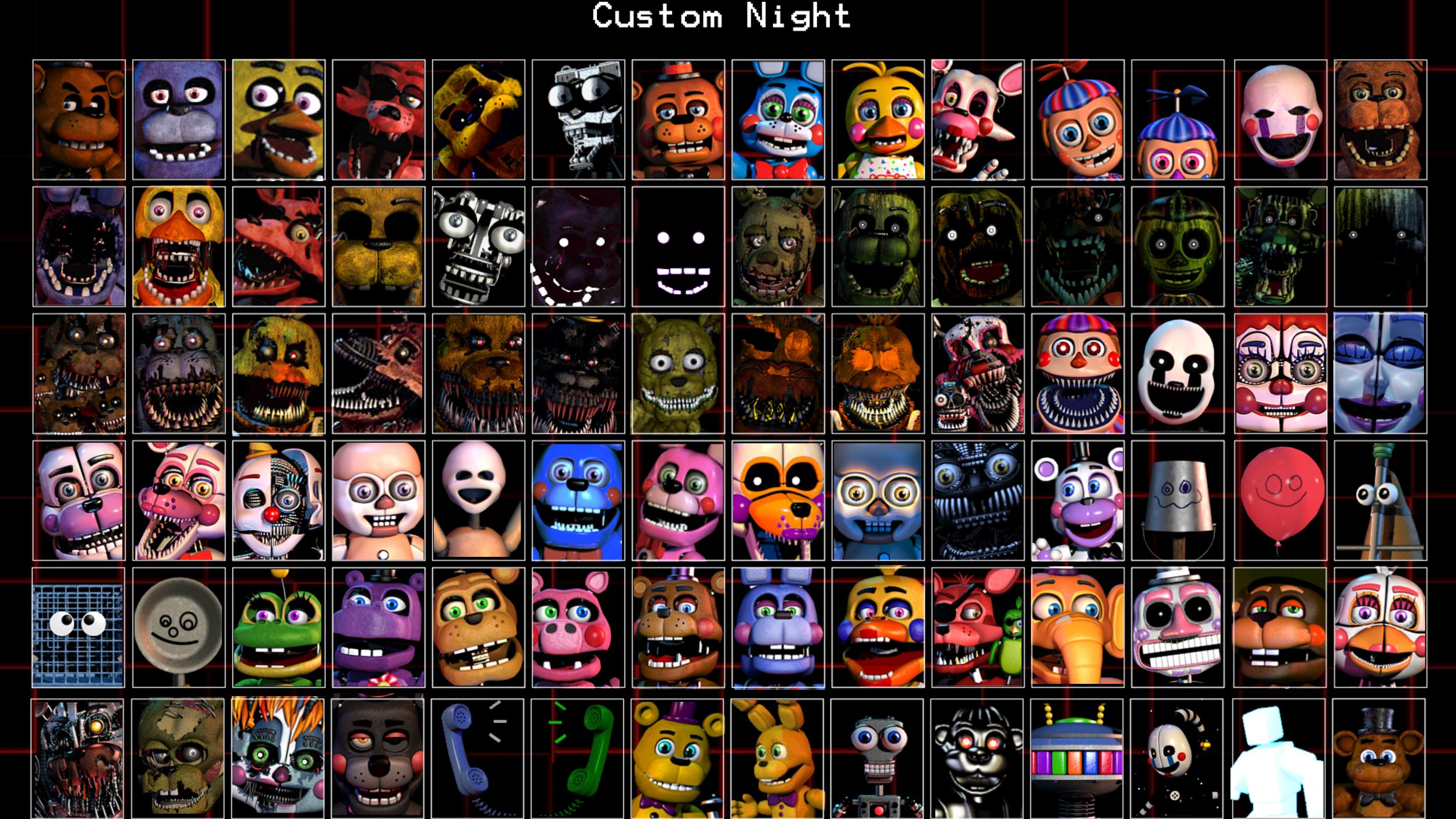 Ultimate Custom Night Overtime Five Nights At Freddy S Fanon