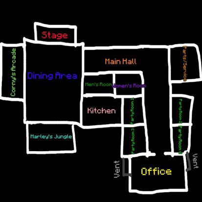 28 Fnaf 1 Camera Map Maps Database Source