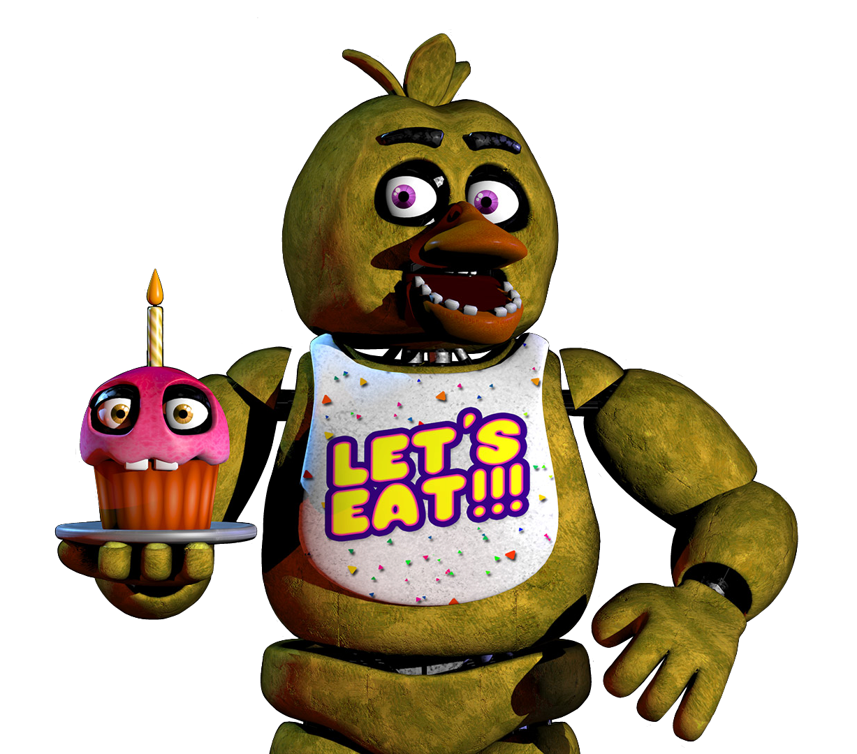 Image Chica Render Transparentpng Five Nights At Freddys Wikia