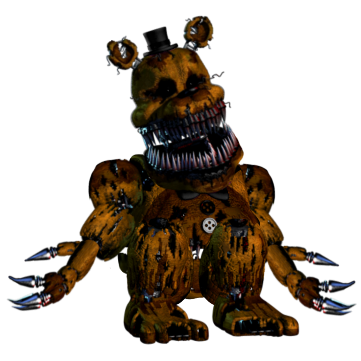 Image Nightmare Golden Freddy 2png Five Nights At Freddys Wikia