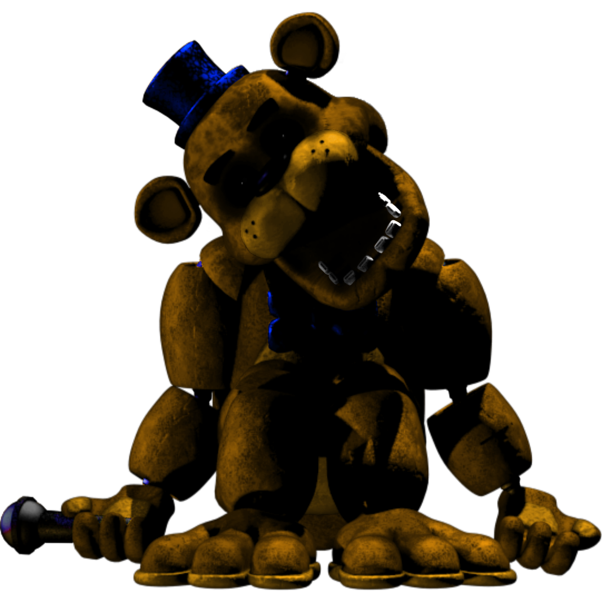 Image - Fnaf 1 golden freddy (better version).png | Five nights at ...