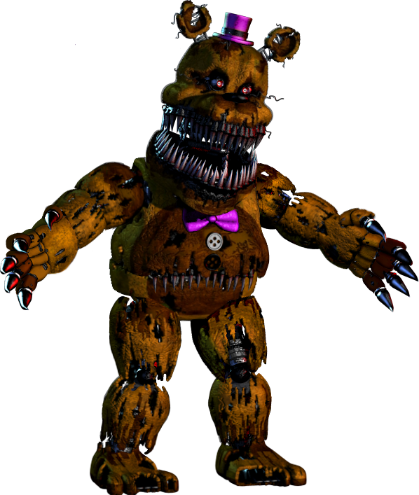 Image - Nightmare Fredbear in Nightmare's pose.png | Five nights at ...