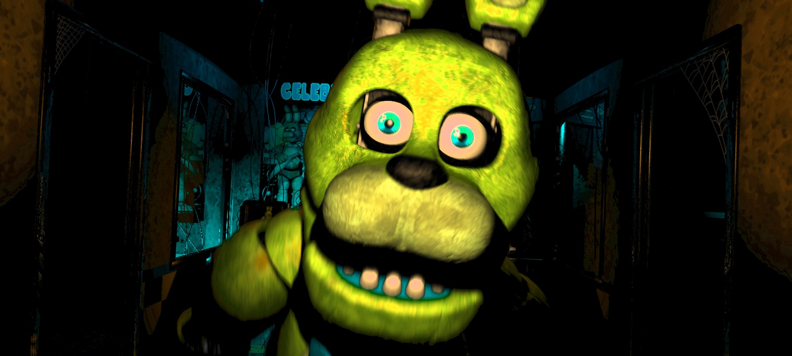 Golden freddy jumpscare